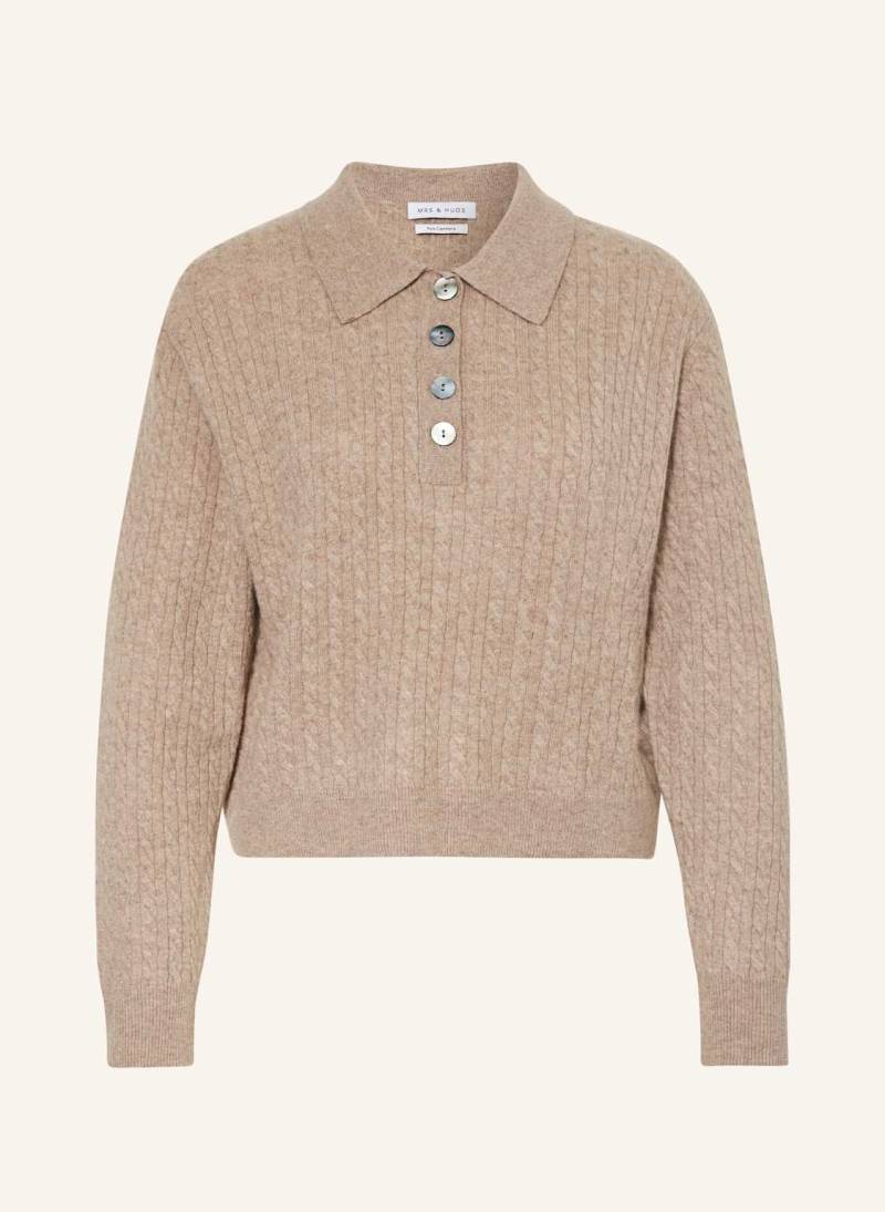 Mrs & Hugs Cashmere-Pullover beige von Mrs & HUGS