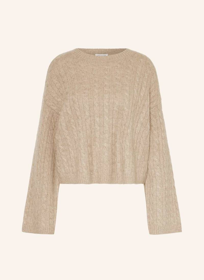 Mrs & Hugs Cashmere-Pullover beige von Mrs & HUGS