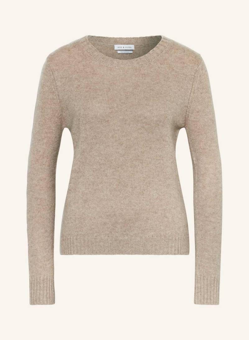 Mrs & Hugs Cashmere-Pullover beige von Mrs & HUGS