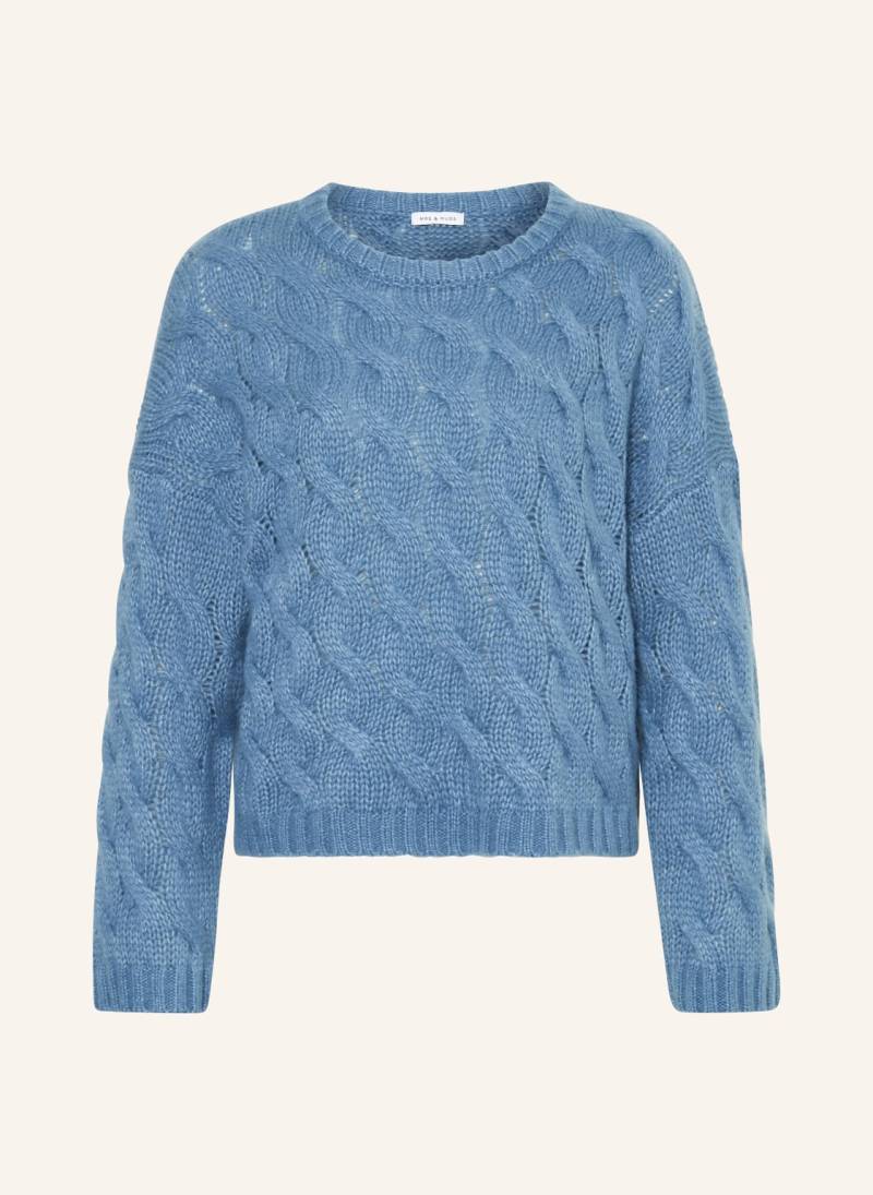 Mrs & Hugs Cashmere-Pullover blau von Mrs & HUGS