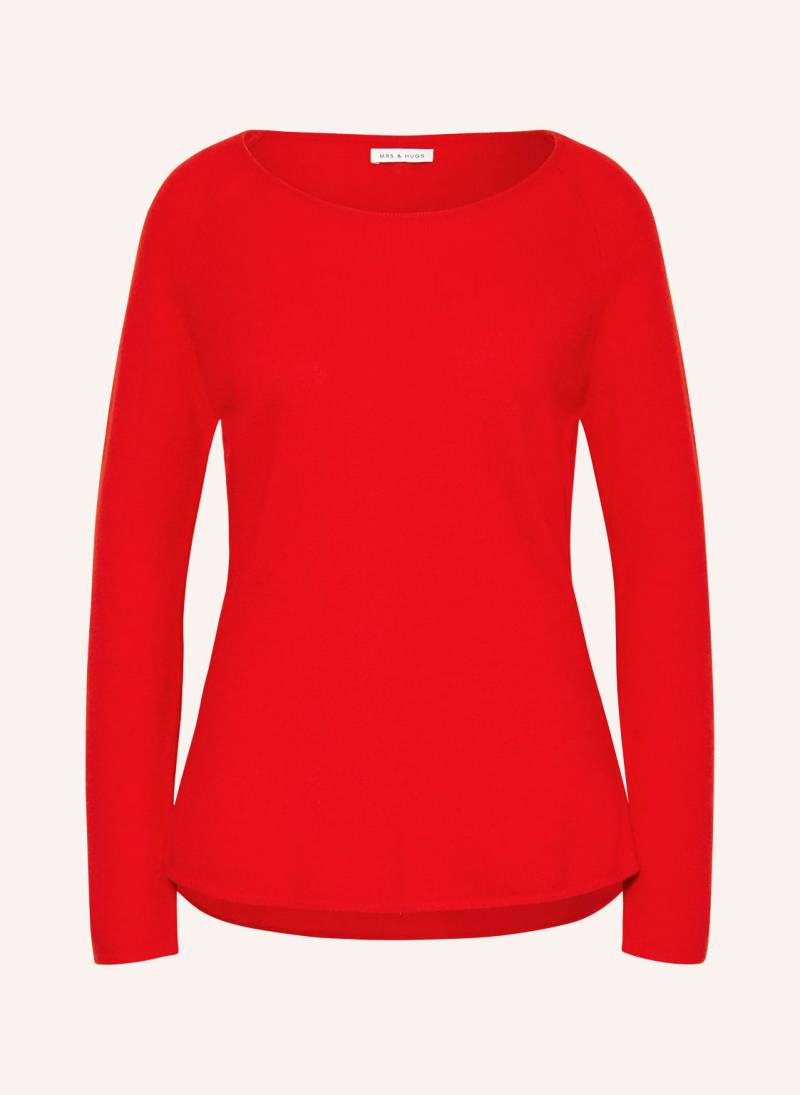 Mrs & Hugs Cashmere-Pullover rot von Mrs & HUGS