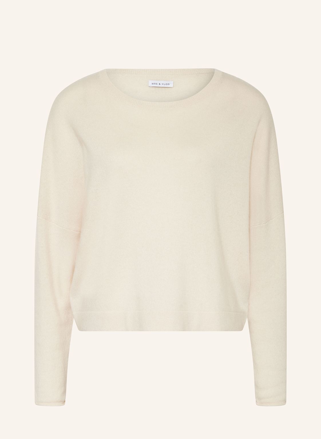 Mrs & Hugs Cashmere-Pullover weiss von Mrs & HUGS