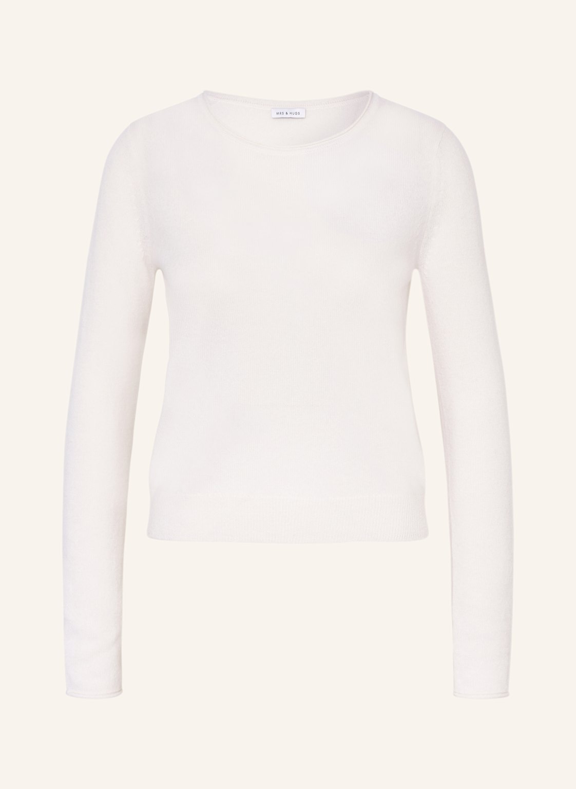 Mrs & Hugs Cashmere-Pullover weiss von Mrs & HUGS