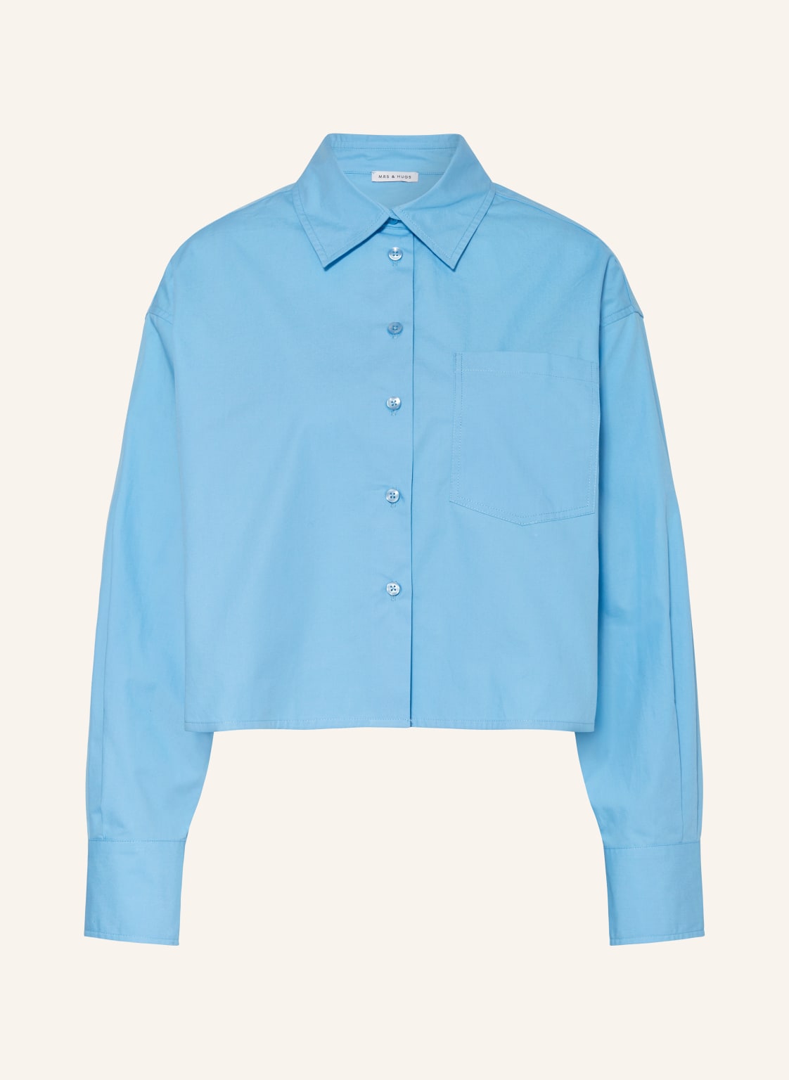 Mrs & Hugs Hemdbluse blau Mrs & Hugs Hemdbluse blau von Mrs & HUGS
