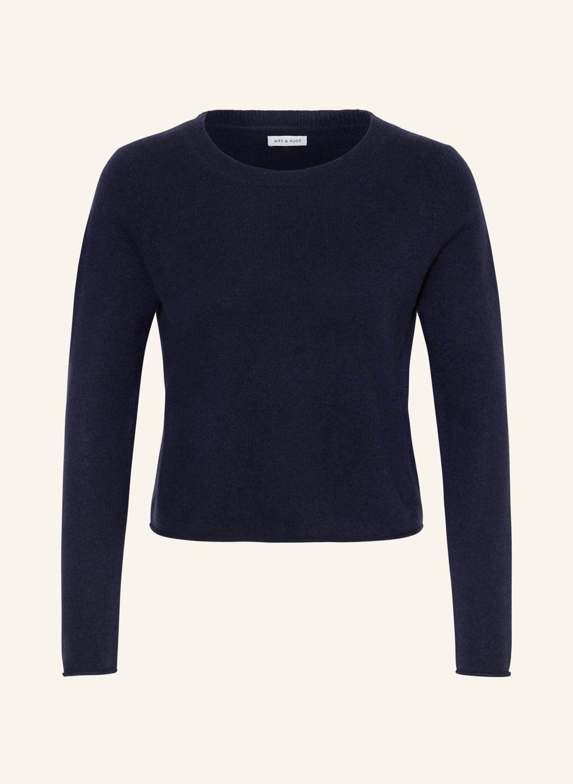 Mrs & Hugs Cropped-Pullover Aus Cashmere blau von Mrs & HUGS