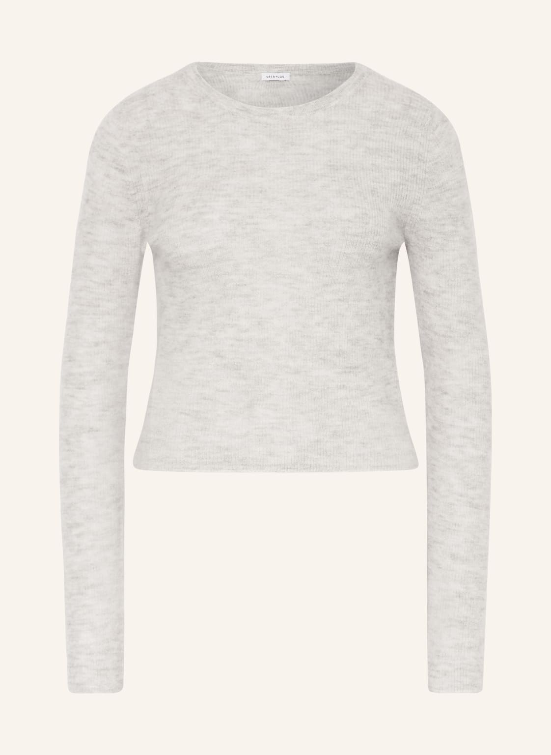 Mrs & Hugs Cropped-Pullover Mit Alpaka grau Mrs & Hugs Cropped-Pullover Mit Alpaka grau von Mrs & HUGS