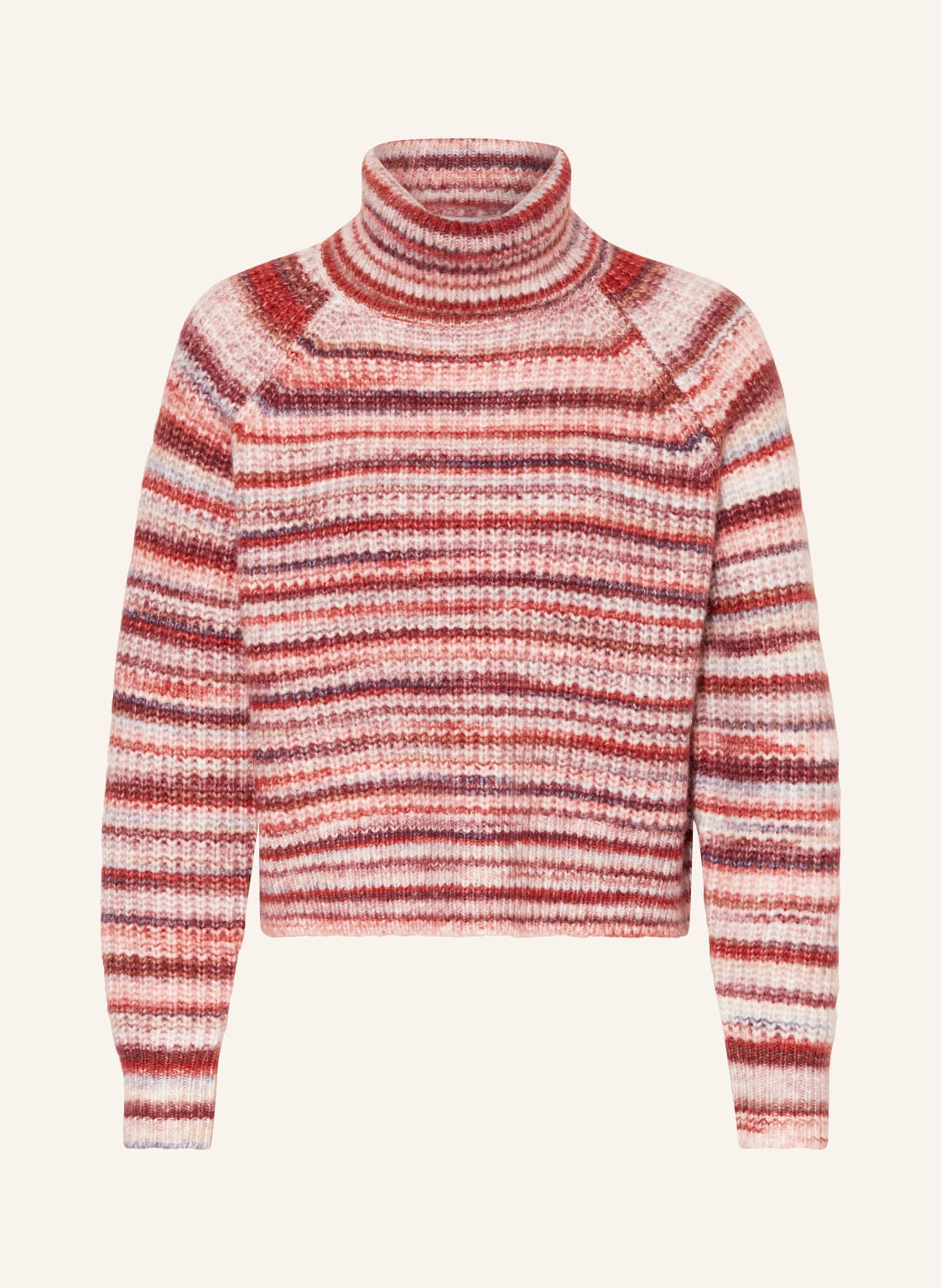 Mrs & Hugs Cropped-Rollkragenpullover rot von Mrs & HUGS