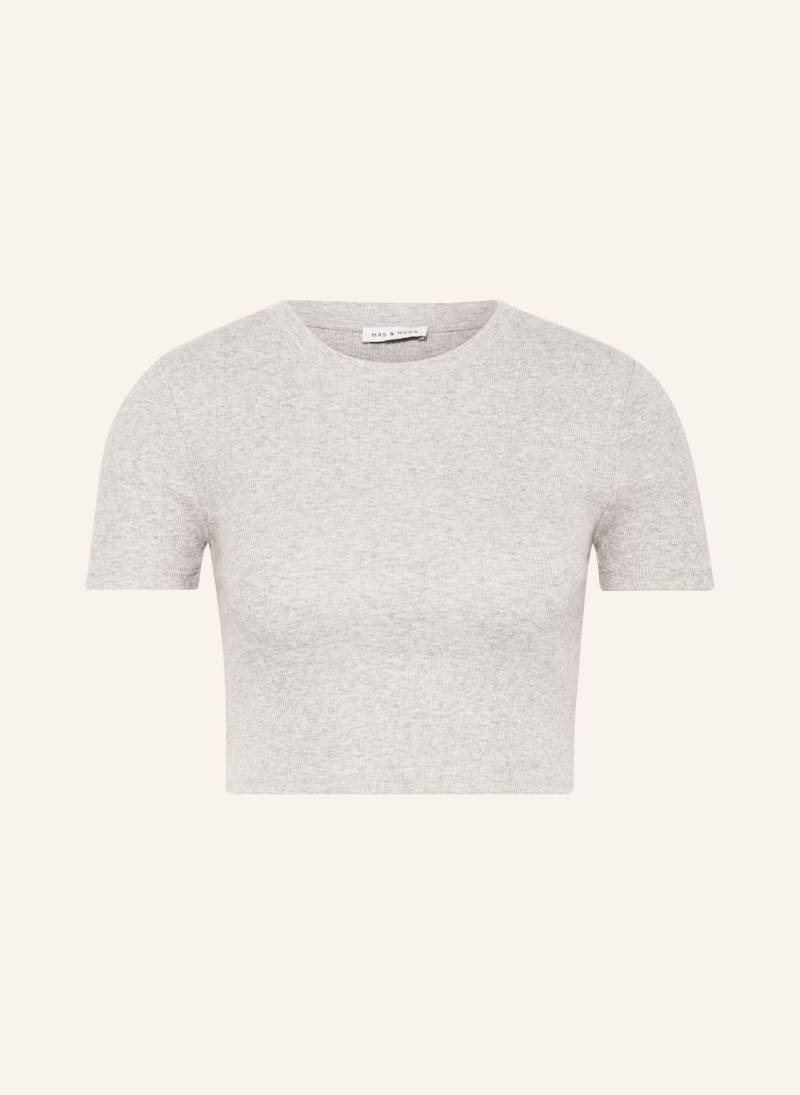 Mrs & Hugs Cropped-Shirt grau Mrs & Hugs Cropped-Shirt grau von Mrs & HUGS