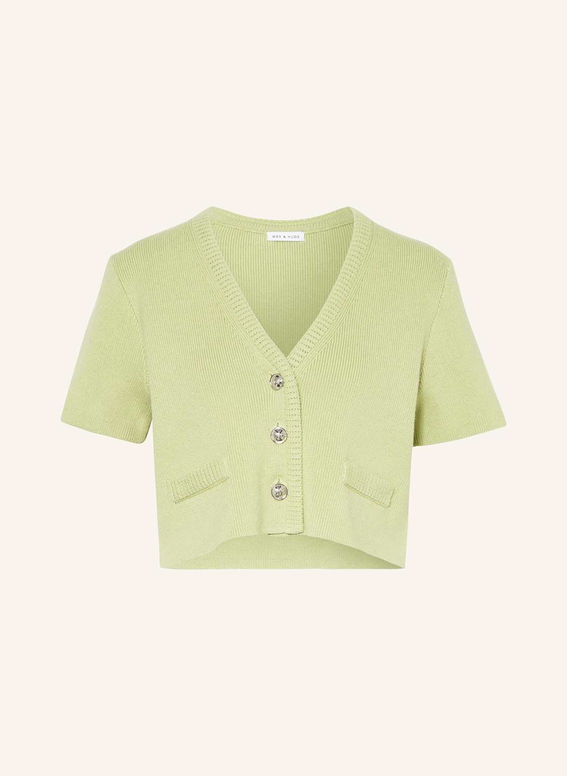 Mrs & Hugs Cropped-Strickjacke gruen Mrs & Hugs Cropped-Strickjacke gruen von Mrs & HUGS