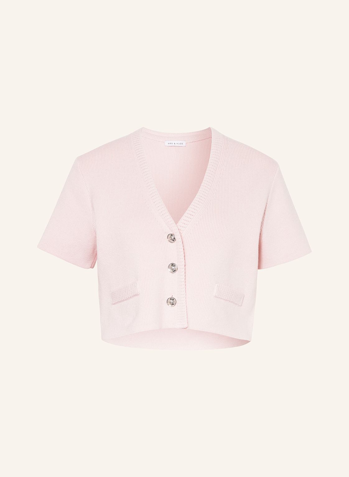 Mrs & Hugs Cropped-Strickjacke rosa Mrs & Hugs Cropped-Strickjacke rosa von Mrs & HUGS