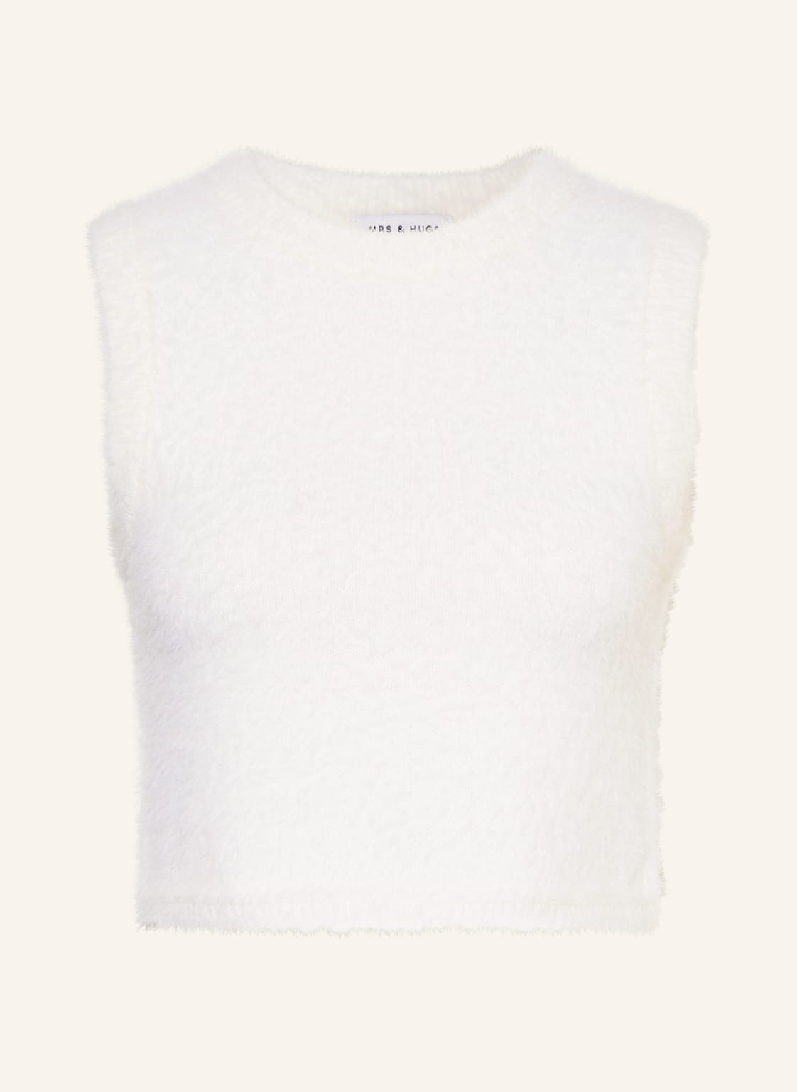 Mrs & Hugs Cropped-Stricktop weiss Mrs & Hugs Cropped-Stricktop weiss von Mrs & HUGS