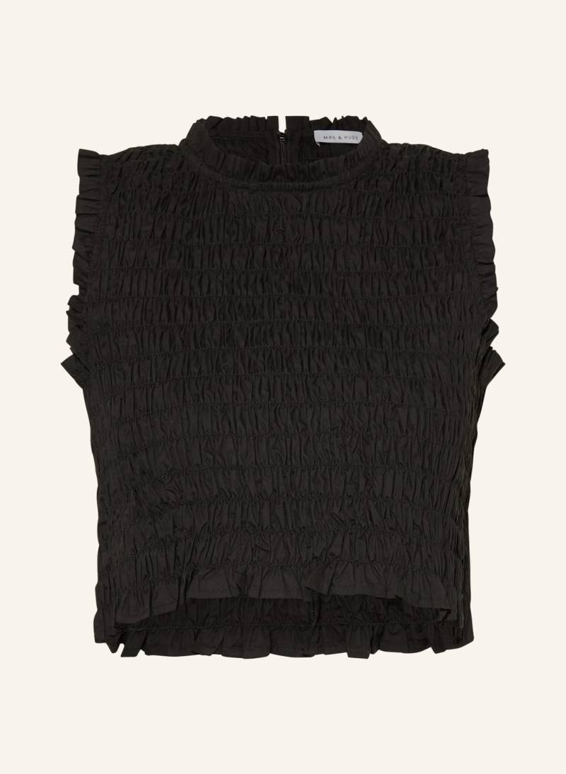 Mrs & Hugs Cropped-Top schwarz Mrs & Hugs Cropped-Top schwarz von Mrs & HUGS