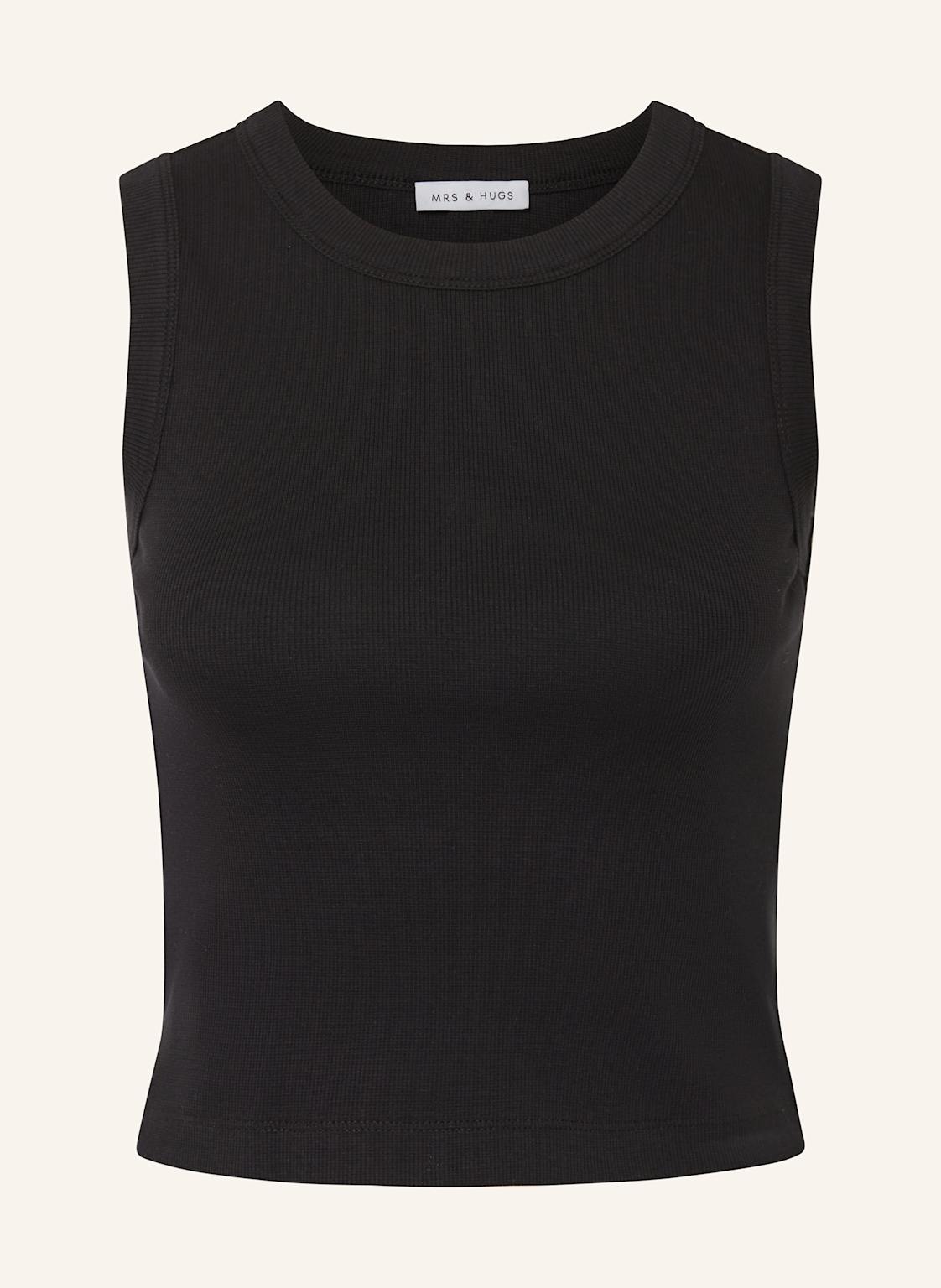 Mrs & Hugs Cropped-Top schwarz Mrs & Hugs Cropped-Top schwarz von Mrs & HUGS