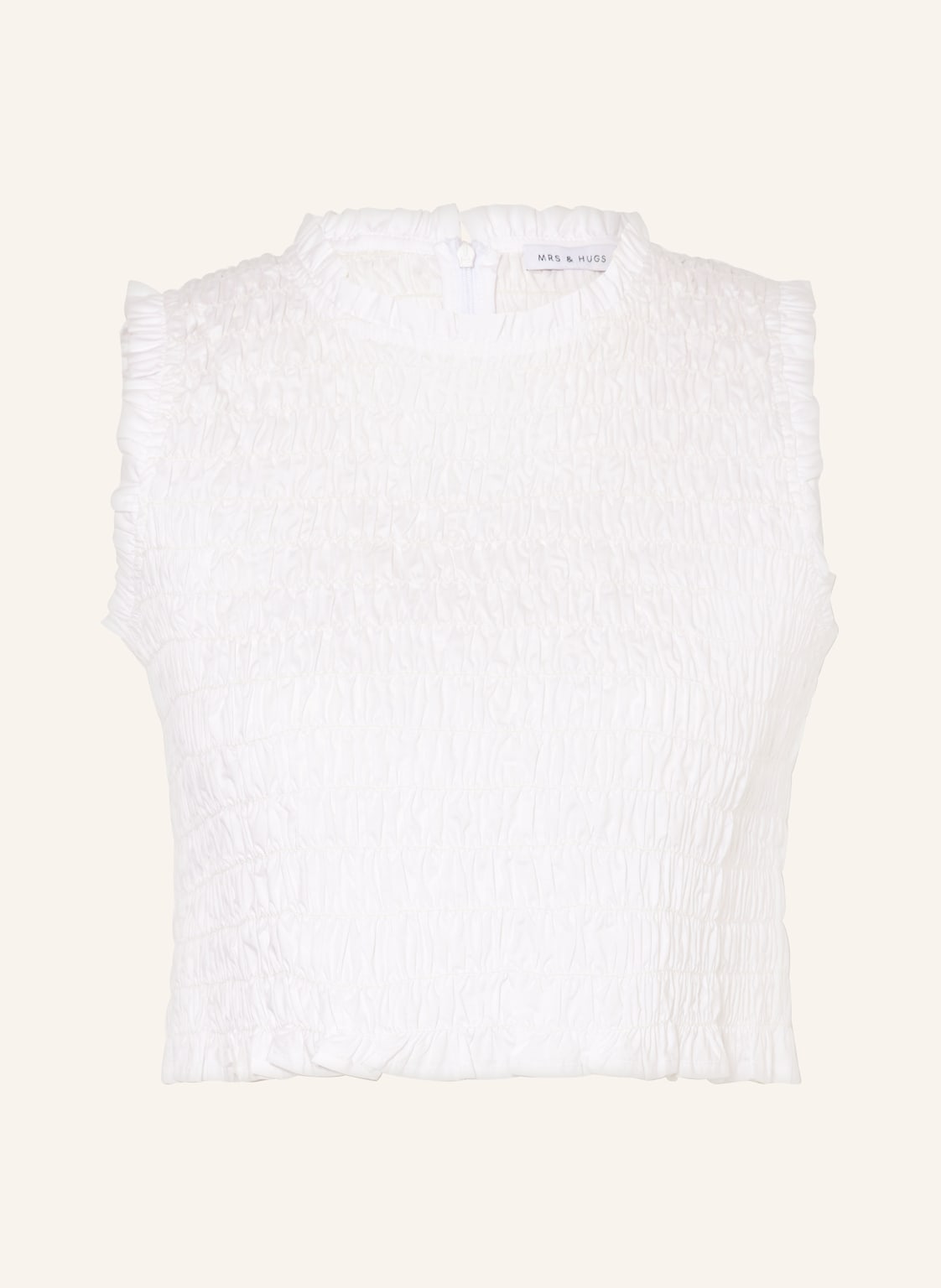 Mrs & Hugs Cropped-Top weiss Mrs & Hugs Cropped-Top weiss von Mrs & HUGS