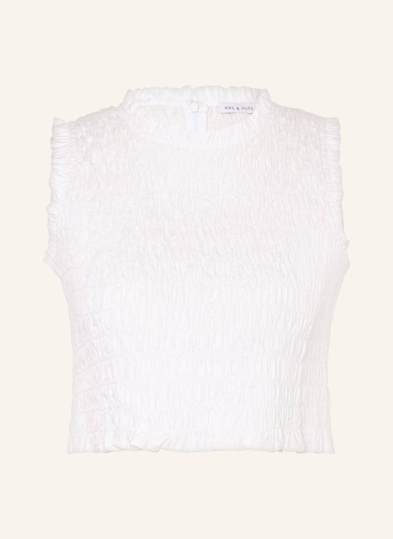 Mrs & Hugs Cropped-Top weiss Mrs & Hugs Cropped-Top weiss von Mrs & HUGS