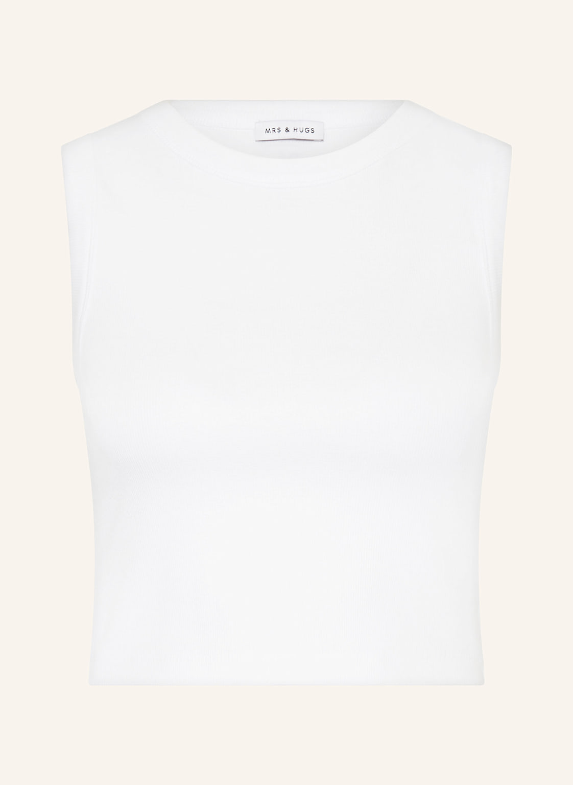Mrs & Hugs Cropped-Top weiss Mrs & Hugs Cropped-Top weiss von Mrs & HUGS
