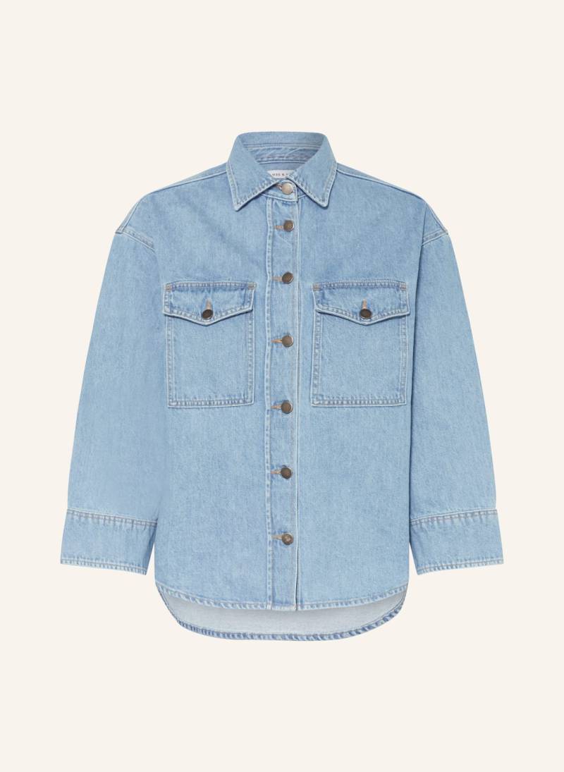 Mrs & Hugs Jeans-Overjacket blau von Mrs & HUGS