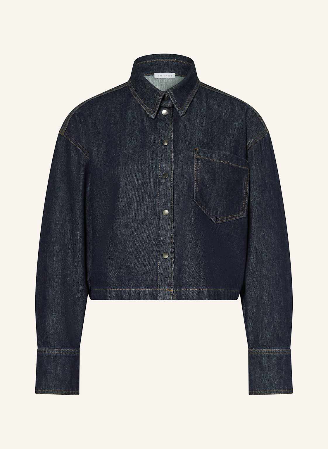Mrs & Hugs Jeansbluse blau Mrs & Hugs Jeansbluse blau von Mrs & HUGS