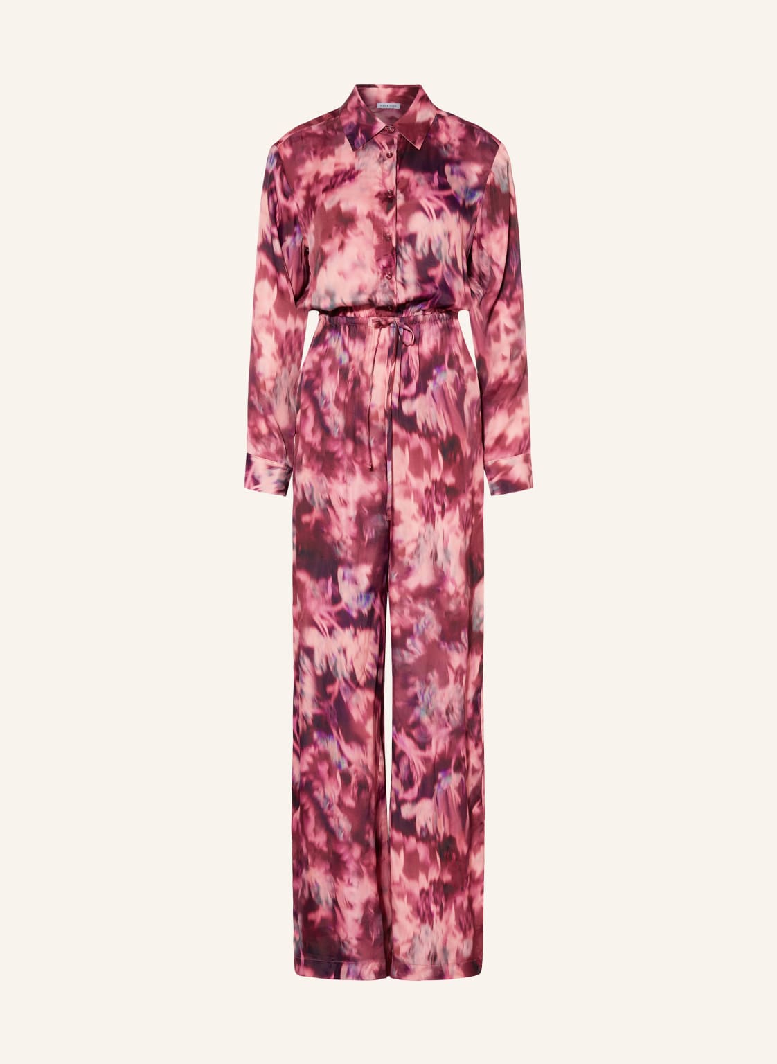 Mrs & Hugs Jumpsuit Aus Satin rot Mrs & Hugs Jumpsuit Aus Satin rot von Mrs & HUGS