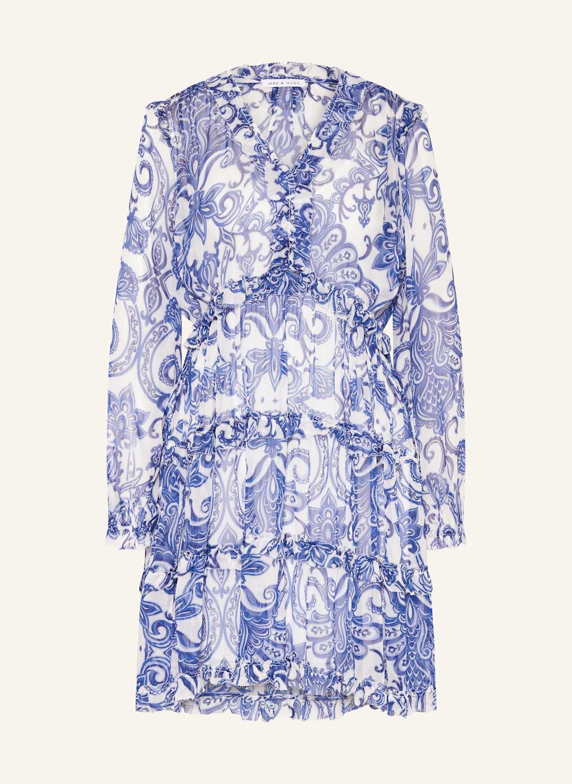 Mrs & Hugs Kleid Mit Volants blau Mrs & Hugs Kleid Mit Volants blau von Mrs & HUGS