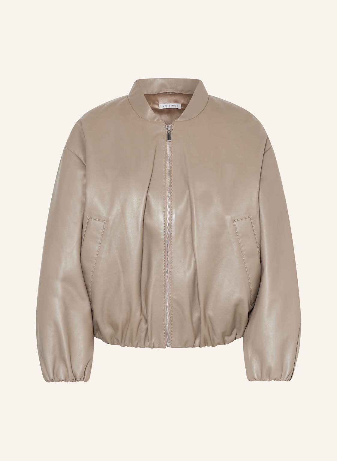 Mrs & Hugs Lederblouson grau Mrs & Hugs Lederblouson grau von Mrs & HUGS