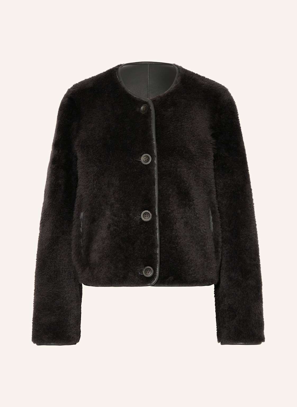 Mrs & Hugs Lederjacke Zum Wenden schwarz Mrs & Hugs Lederjacke Zum Wenden schwarz von Mrs & HUGS