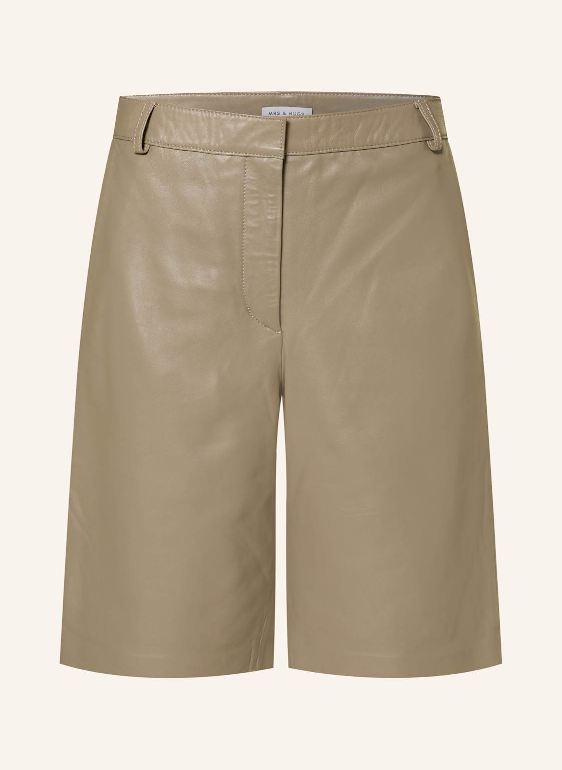 Mrs & Hugs Ledershorts beige Mrs & Hugs Ledershorts beige von Mrs & HUGS