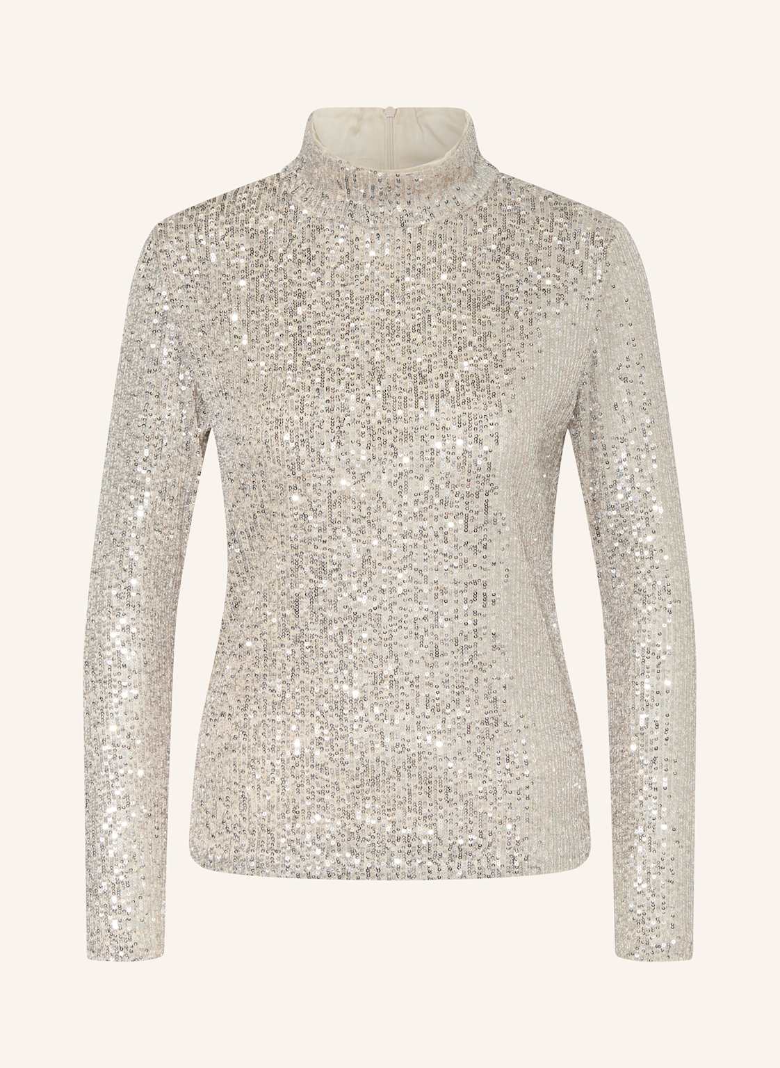 Mrs & Hugs Longsleeve Mit Pailletten beige Mrs & Hugs Longsleeve Mit Pailletten beige von Mrs & HUGS
