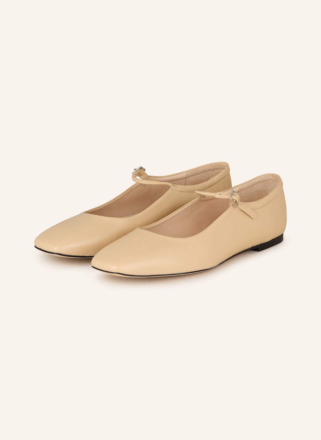 Mrs & Hugs Mary-Jane-Ballerinas beige von Mrs & HUGS