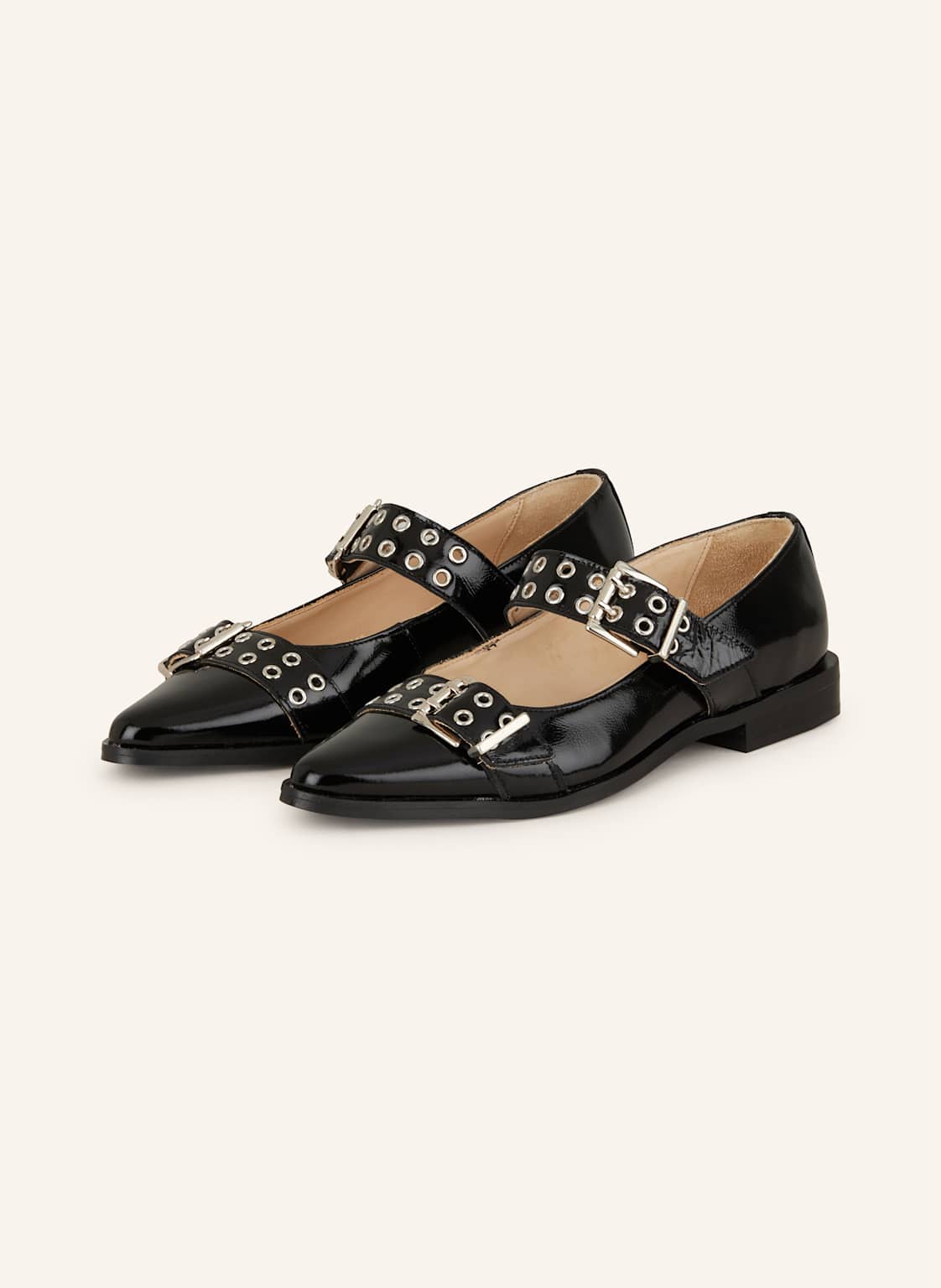 Mrs & Hugs Mary-Jane-Ballerinas schwarz Mrs & Hugs Mary-Jane-Ballerinas schwarz von Mrs & HUGS