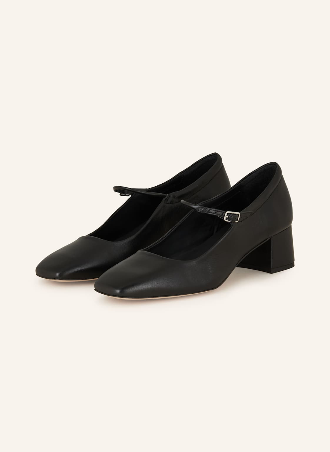 Mrs & Hugs Mary-Jane-Pumps schwarz von Mrs & HUGS