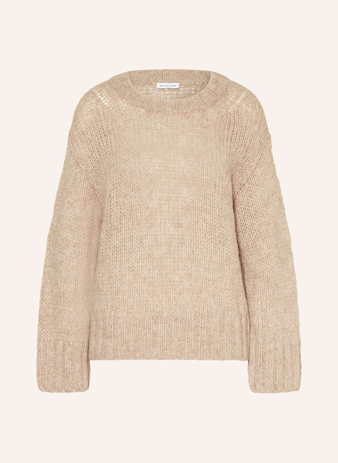 Mrs & Hugs Pullover Mit Alpaka beige Mrs & Hugs Pullover Mit Alpaka beige von Mrs & HUGS