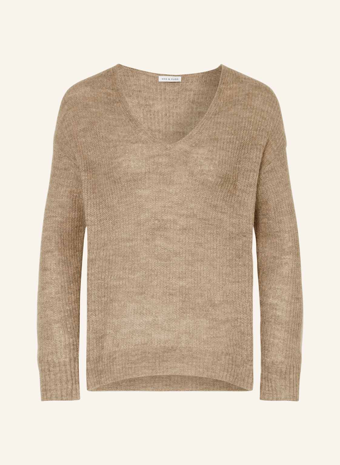 Mrs & Hugs Pullover Mit Alpaka beige von Mrs & HUGS