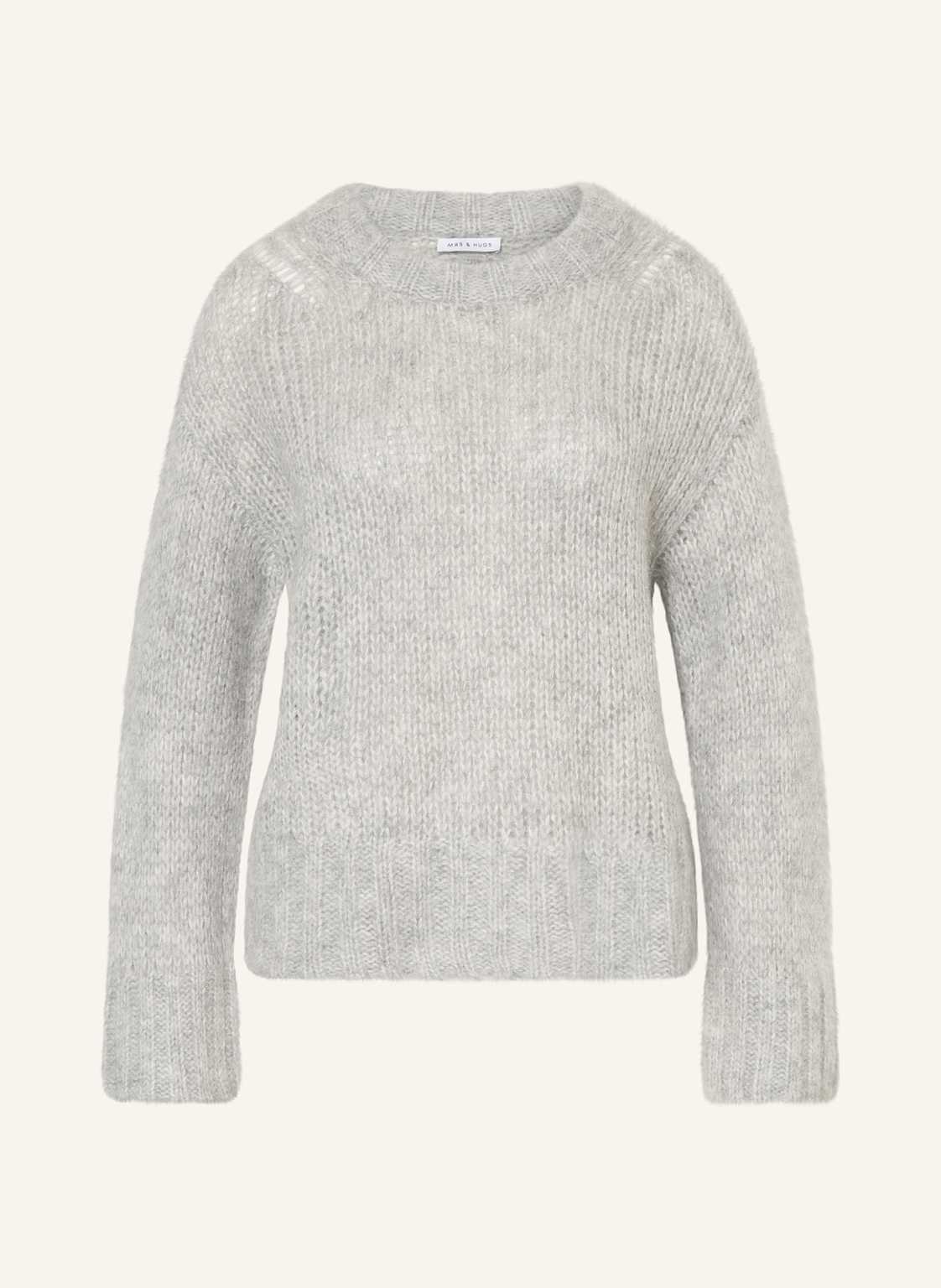Mrs & Hugs Pullover Mit Alpaka grau Mrs & Hugs Pullover Mit Alpaka grau von Mrs & HUGS