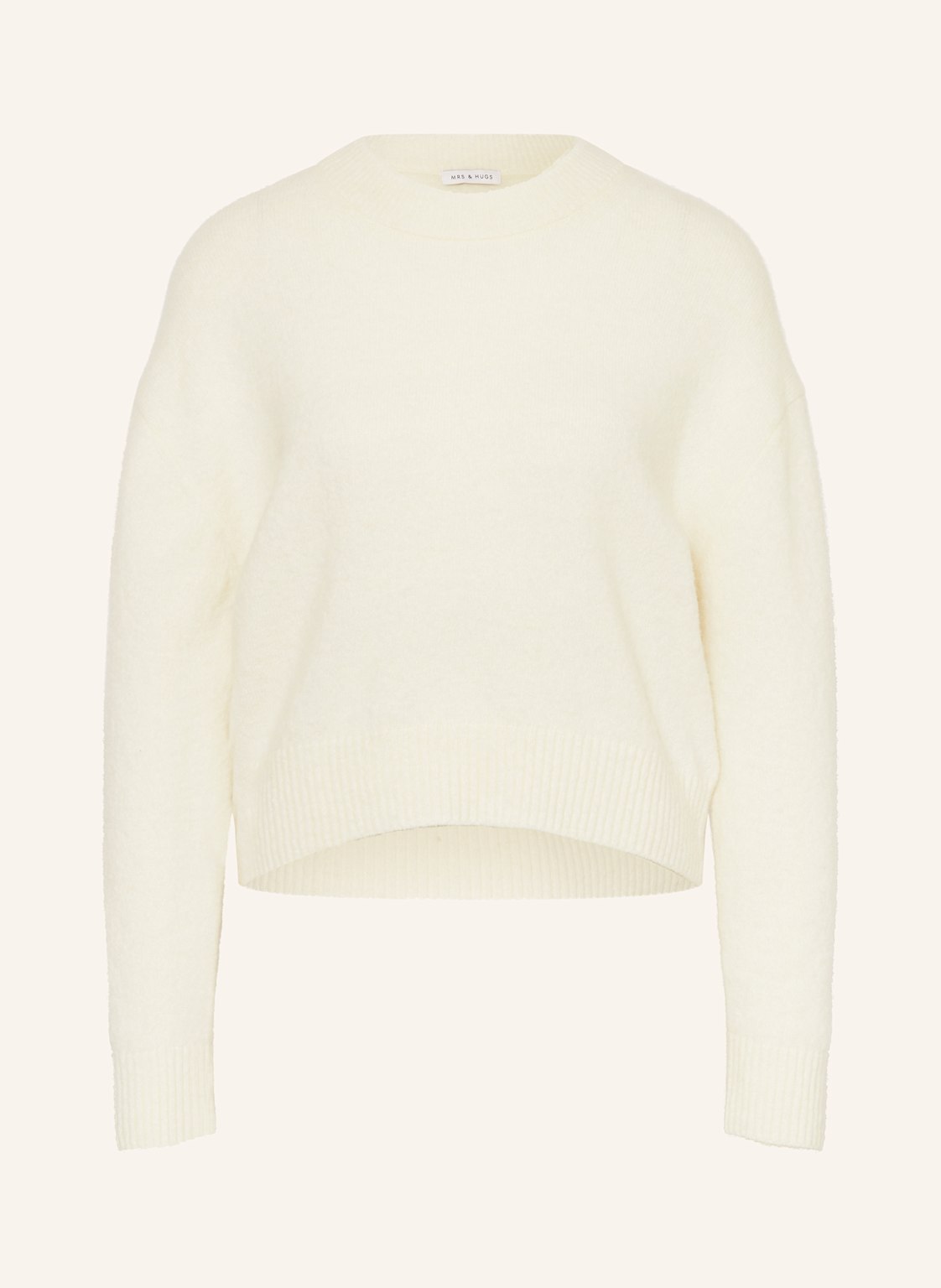 Mrs & Hugs Pullover Mit Alpaka weiss Mrs & Hugs Pullover Mit Alpaka weiss von Mrs & HUGS