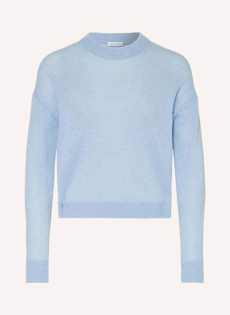 Mrs & Hugs Pullover Mit Cashmere blau von Mrs & HUGS