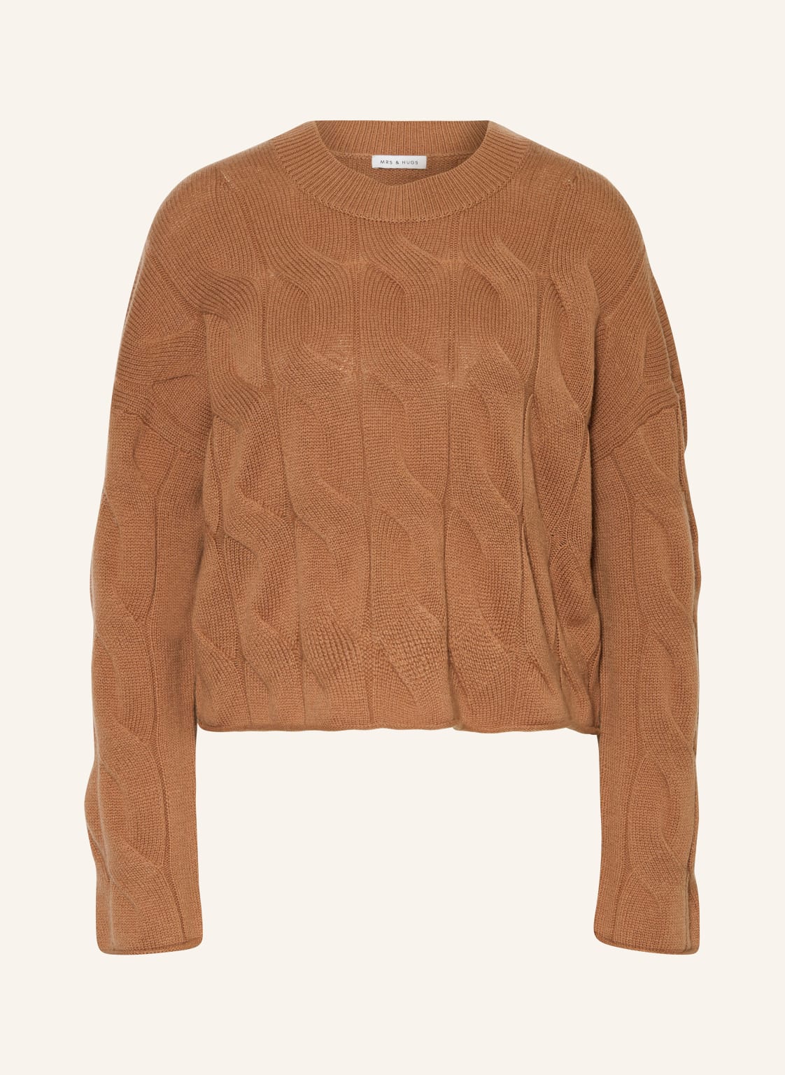 Mrs & Hugs Pullover Mit Cashmere braun Mrs & Hugs Pullover Mit Cashmere braun von Mrs & HUGS