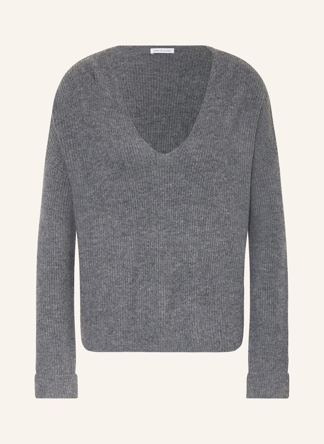 Mrs & Hugs Pullover Mit Cashmere grau von Mrs & HUGS