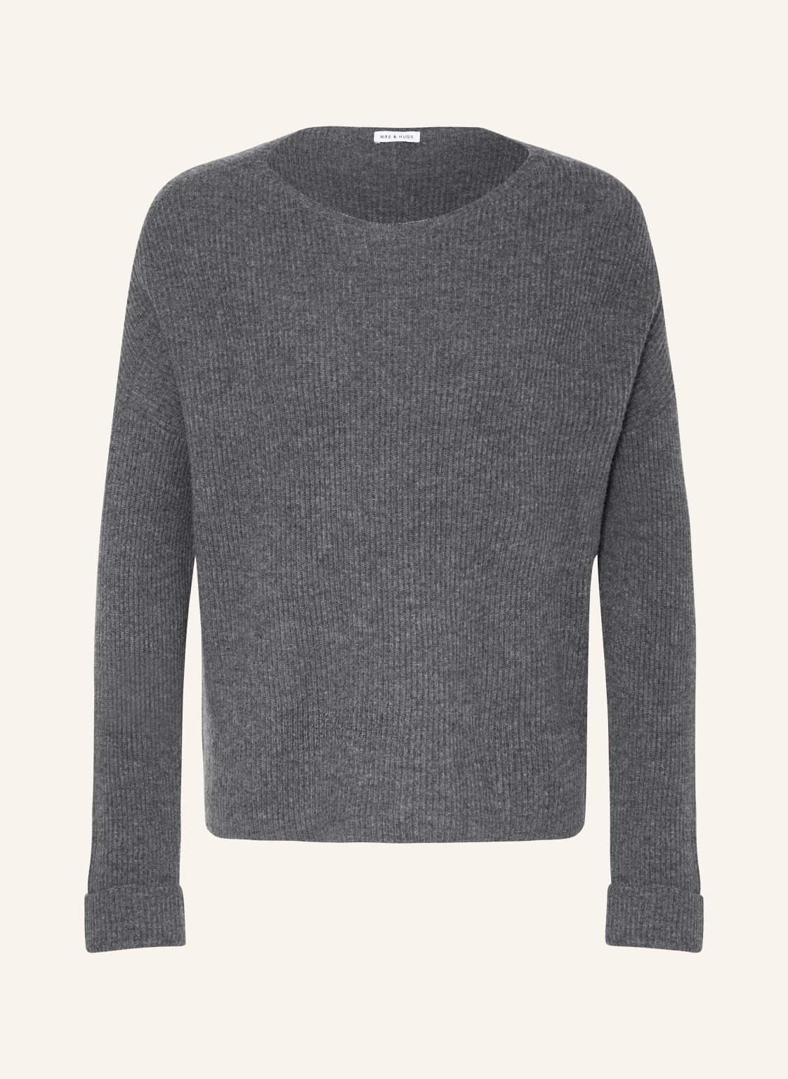 Mrs & Hugs Pullover Mit Cashmere grau Mrs & Hugs Pullover Mit Cashmere grau von Mrs & HUGS