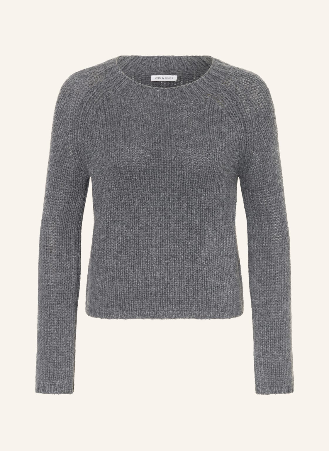 Mrs & Hugs Pullover Mit Cashmere grau Mrs & Hugs Pullover Mit Cashmere grau von Mrs & HUGS