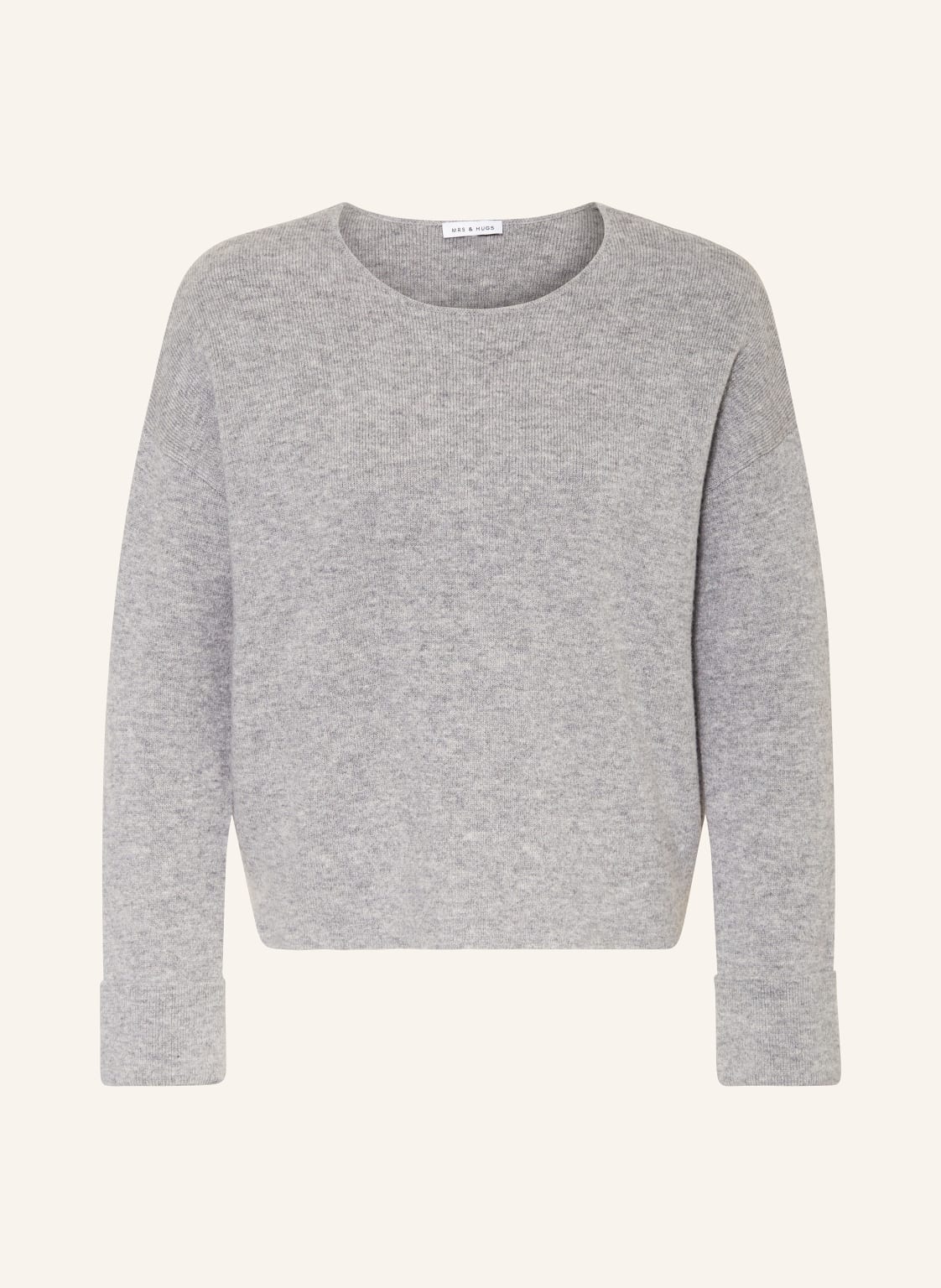 Mrs & Hugs Pullover Mit Cashmere grau von Mrs & HUGS