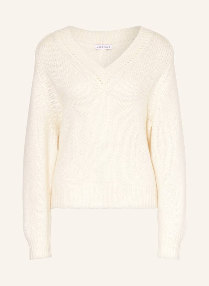 Mrs & Hugs Pullover weiss Mrs & Hugs Pullover weiss von Mrs & HUGS