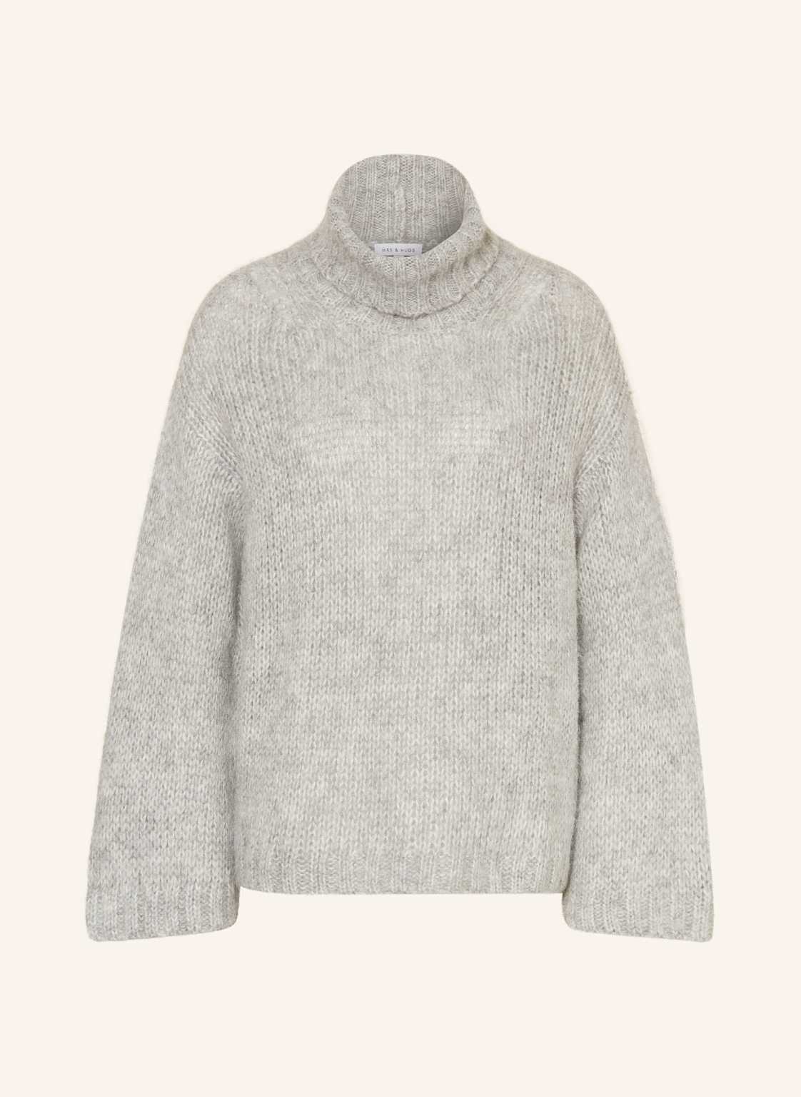 Mrs & Hugs Rollkragenpullover Mit Alpaka grau Mrs & Hugs Rollkragenpullover Mit Alpaka grau von Mrs & HUGS