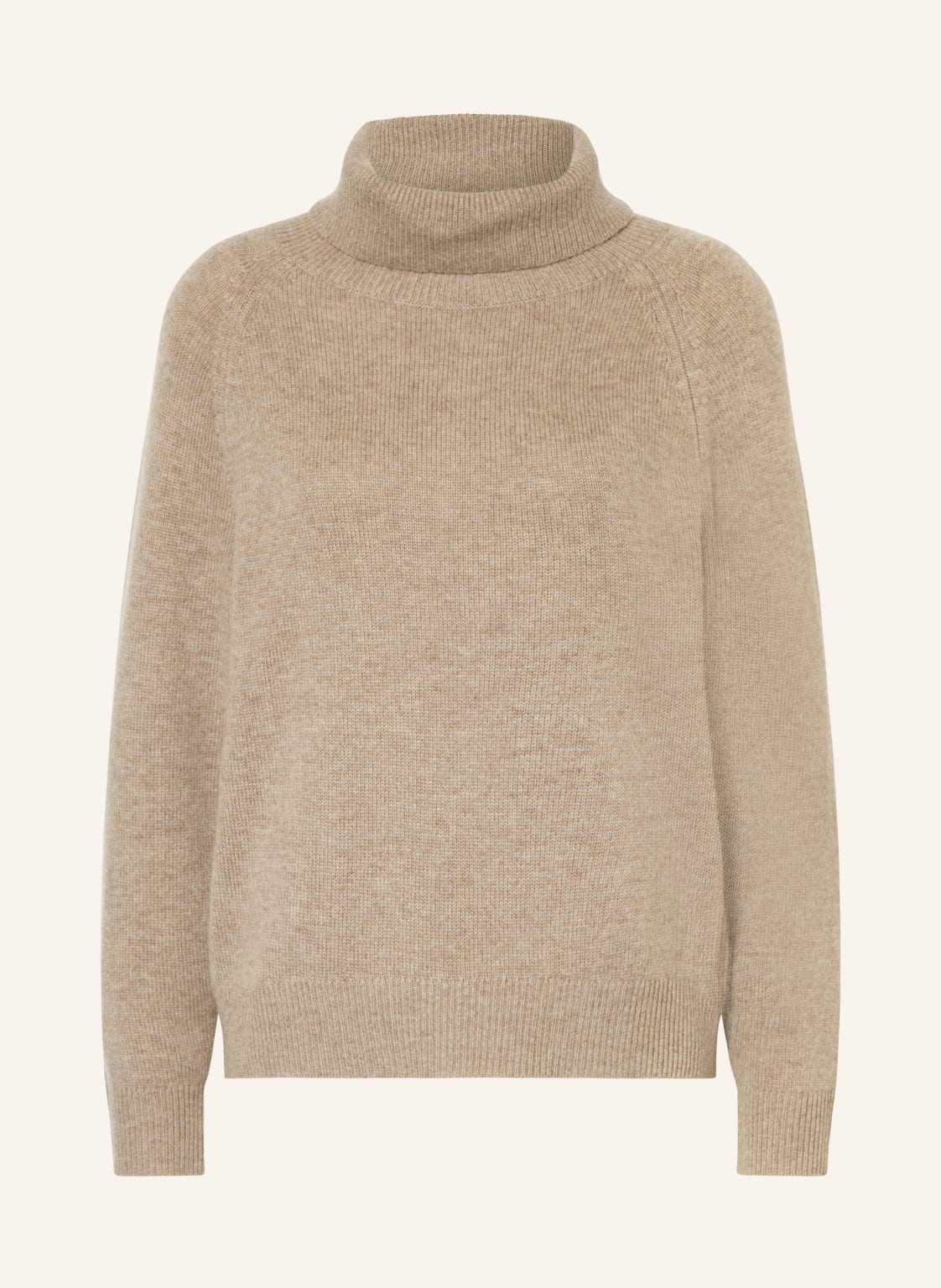 Mrs & Hugs Rollkragenpullover Mit Cashmere beige von Mrs & HUGS