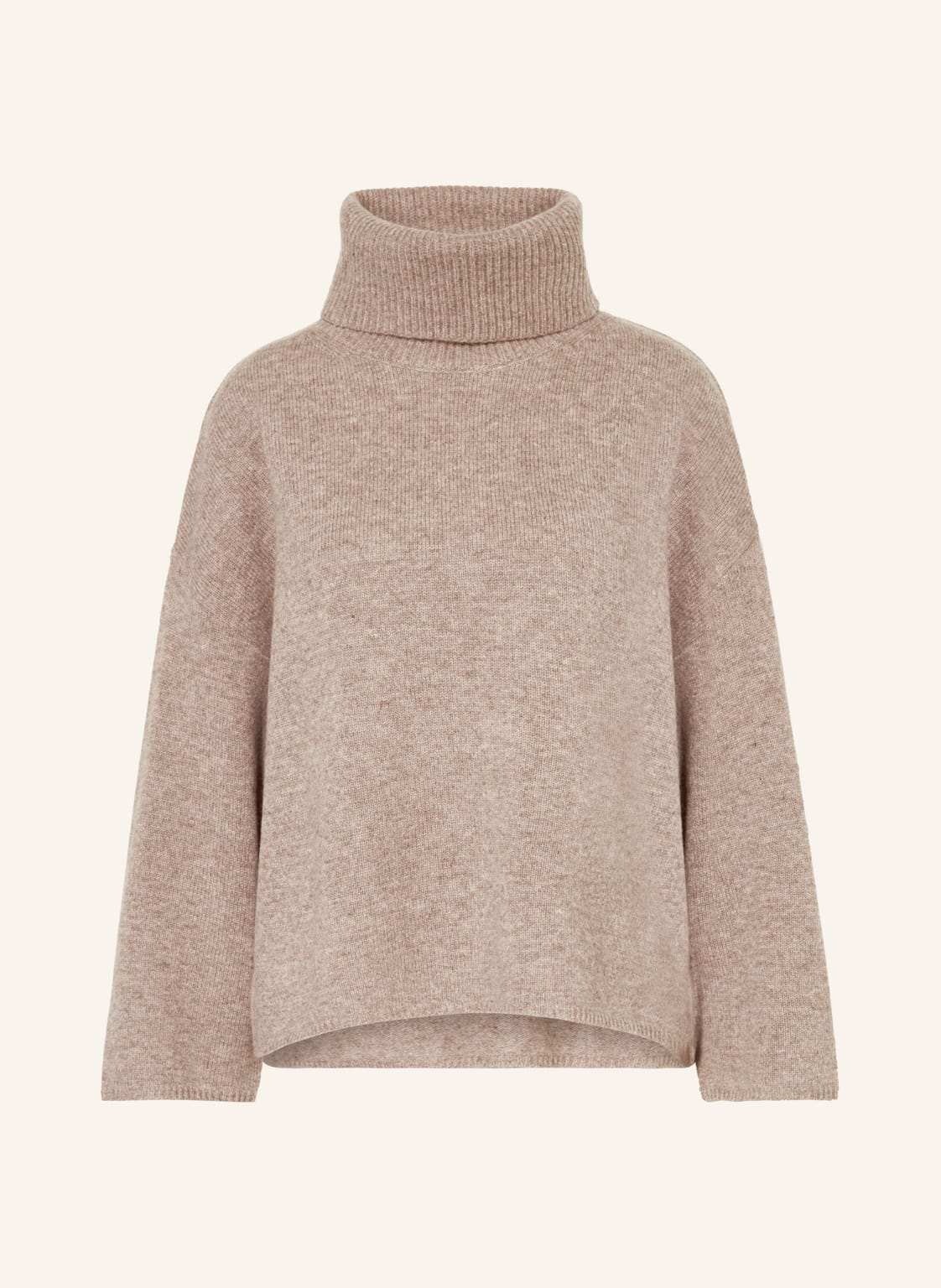 Mrs & Hugs Rollkragenpullover beige von Mrs & HUGS