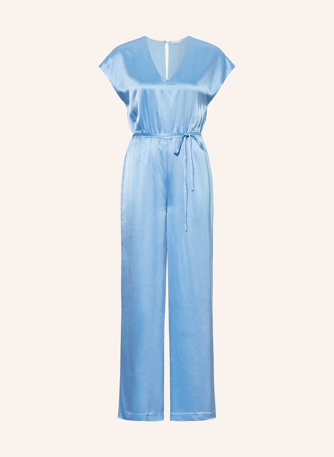 Mrs & Hugs Satin-Jumpsuit blau Mrs & Hugs Satin-Jumpsuit blau von Mrs & HUGS
