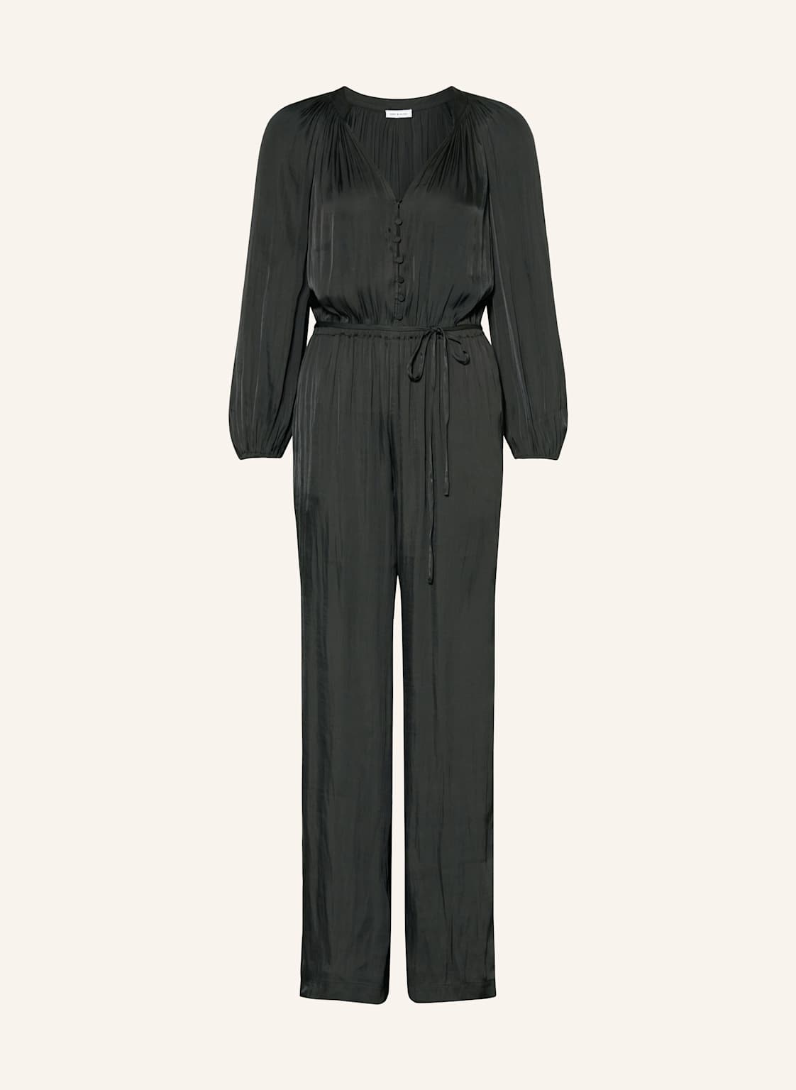 Mrs & Hugs Satin-Jumpsuit schwarz Mrs & Hugs Satin-Jumpsuit schwarz von Mrs & HUGS