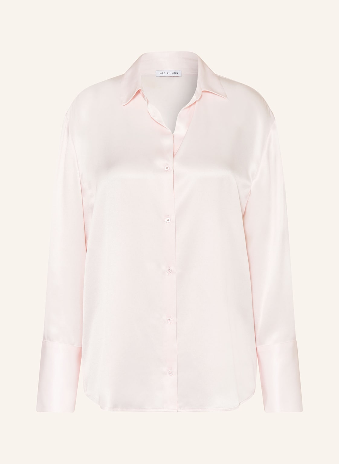 Mrs & Hugs Satinbluse rosa Mrs & Hugs Satinbluse rosa von Mrs & HUGS