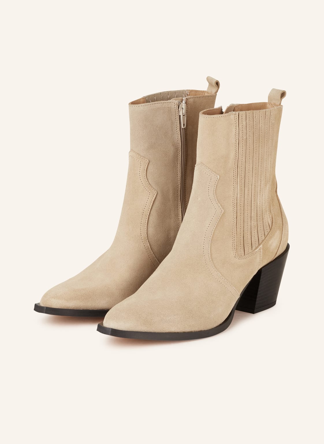 Mrs & Hugs Stiefeletten beige von Mrs & HUGS