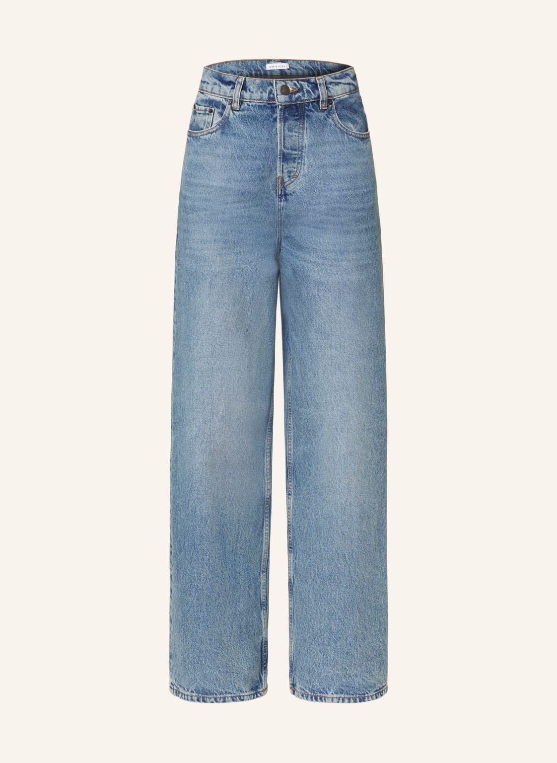 Mrs & Hugs Straight Jeans blau von Mrs & HUGS